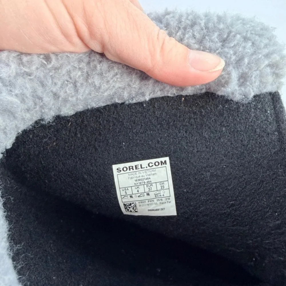 Sorel Yoot Pac 2 Size 5 Waterproof Navy Blue‎ Red Kids Snow Winter Boots Outdoor